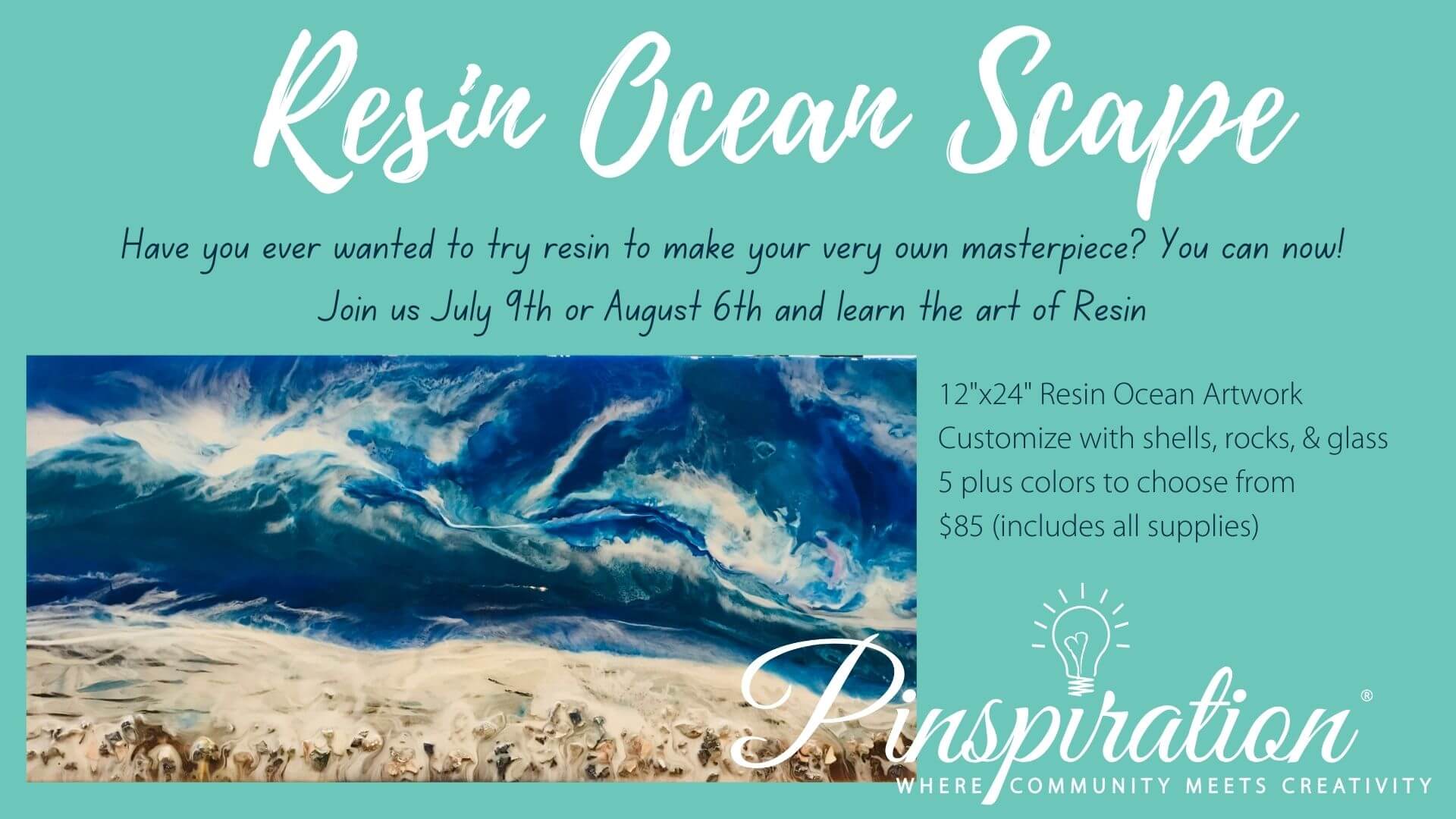 Resin Workshop | Ocean Scape