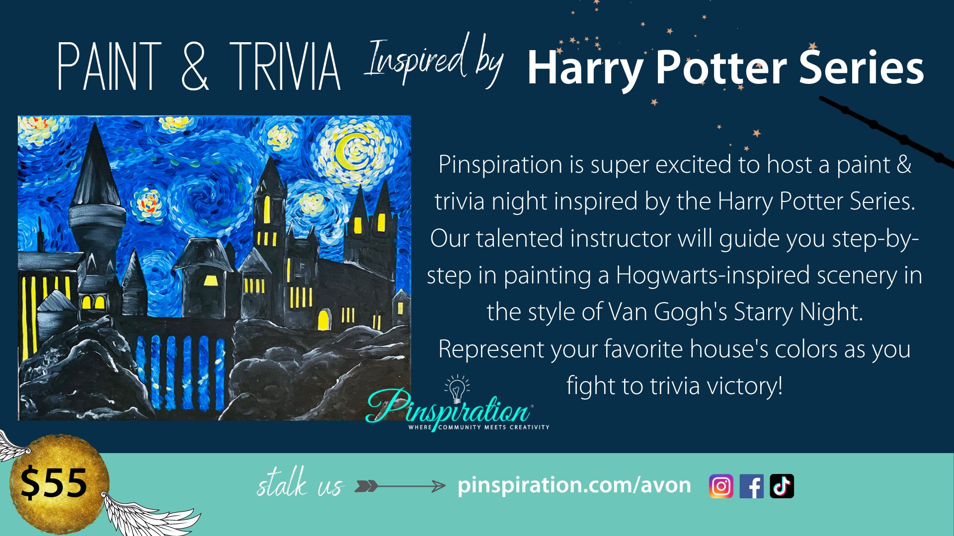 Trivia Paint Night | Harry Potter-inspired