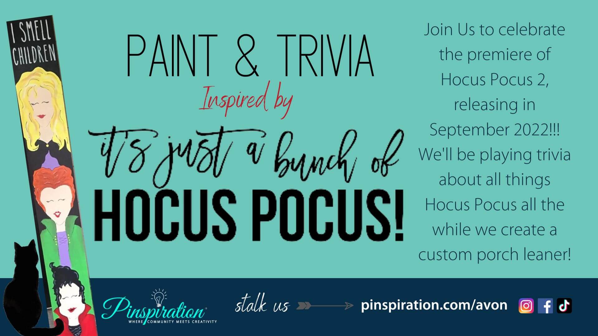 Porch Leaner Trivia Night | Hocus Pocus