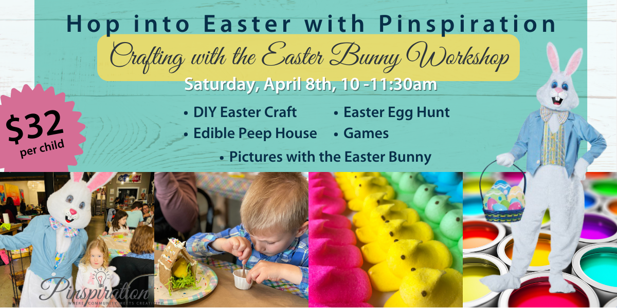 Crafting with the Easter Bunny!