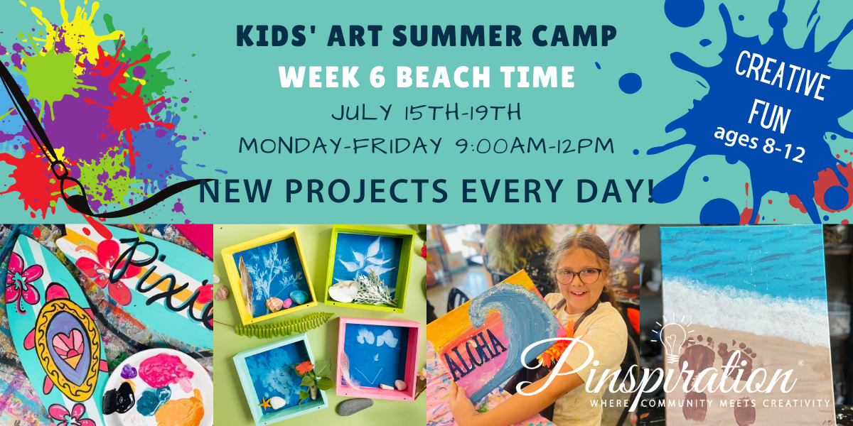 Art Camp Week 6 Beach Time!